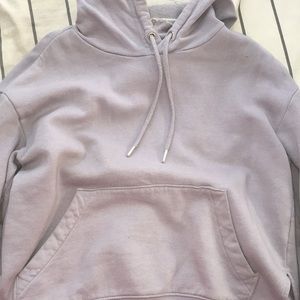purple h&m hoodie